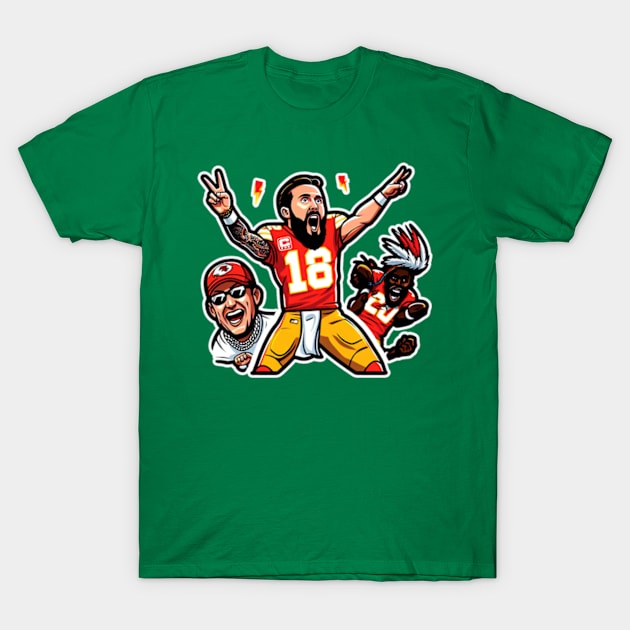 Jason Kelce Style T-Shirt by elegantelite